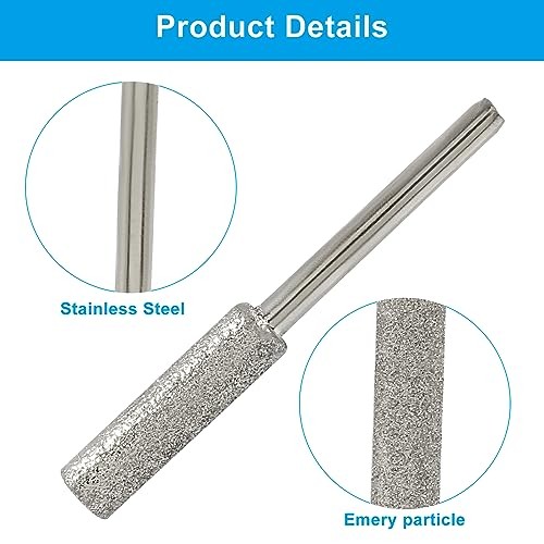 36 Pcs Diamond Chainsaw Sharpener Chainsaw Sharpening Stones 36 Pcs(kit) Silver