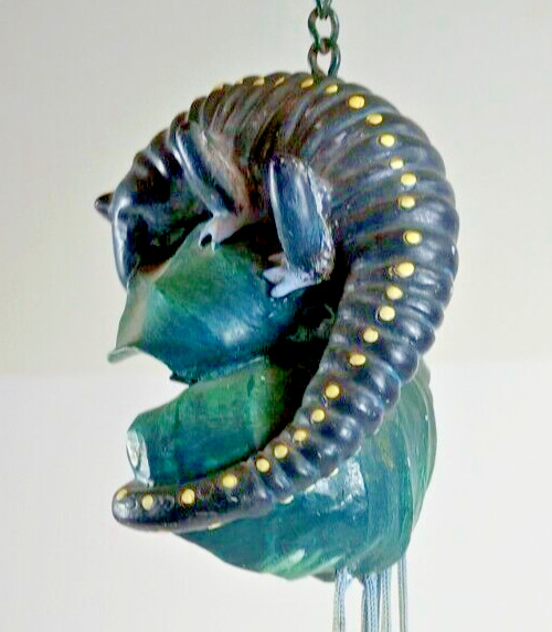 10" Yellow Spotted Salamander Wind Chime.
