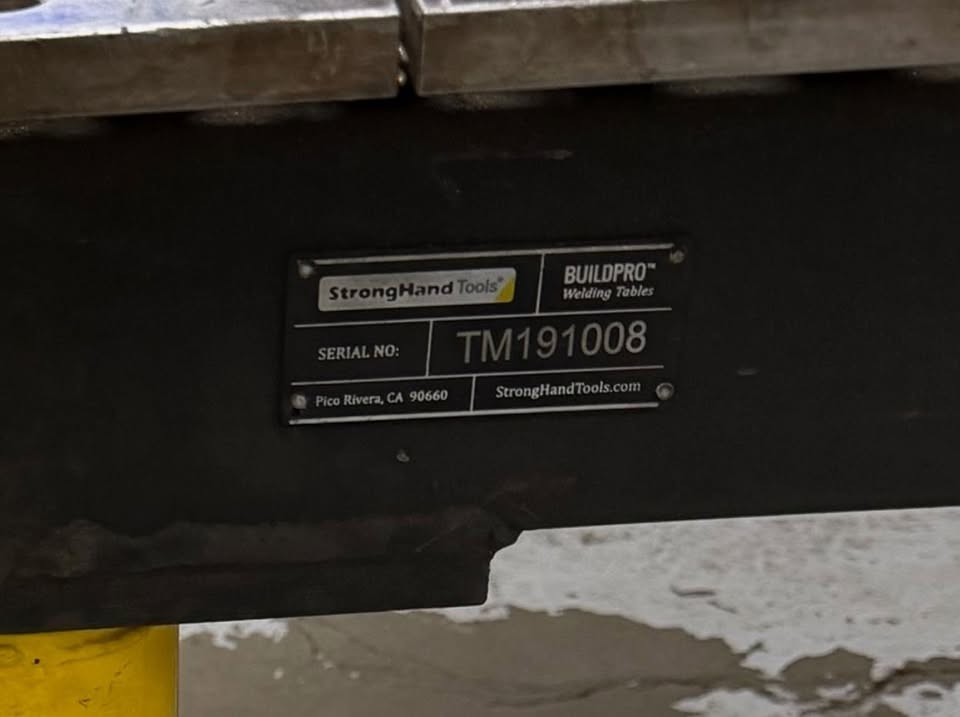 4' x 8' Strong Hand Table - Buildpro Welding Table