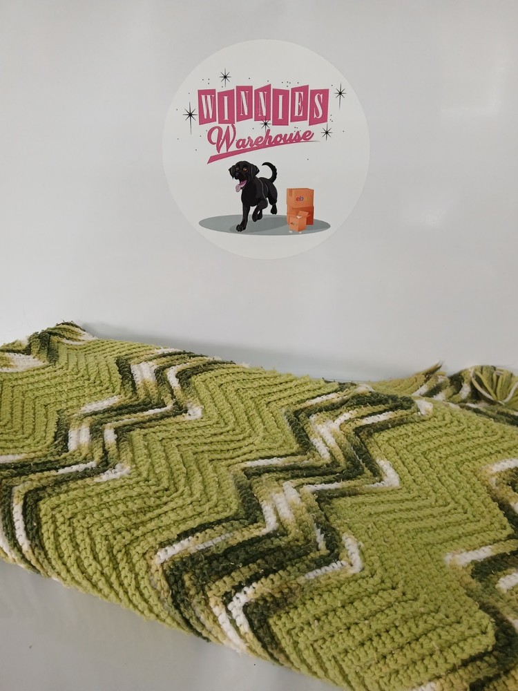 Granny Square Type Crochet Throw 5'x6'