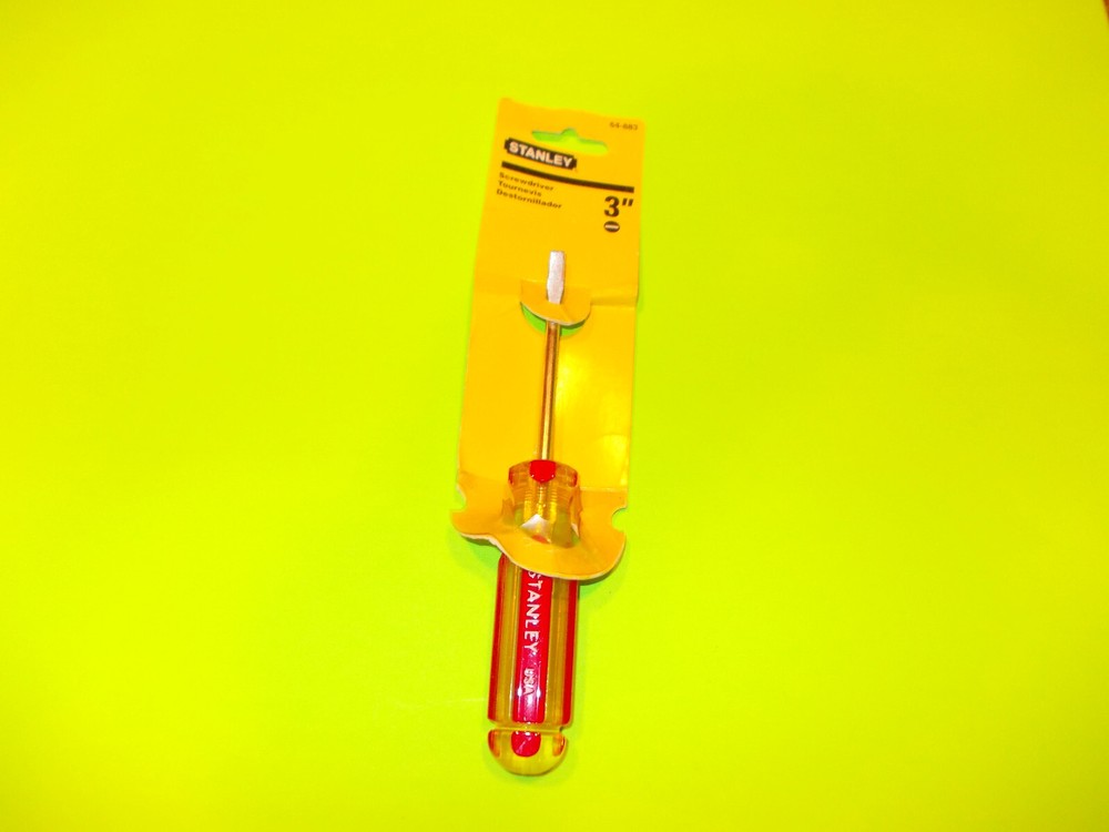 Stanley flat head screwdriver 3" #64-883 USA vintage Tool