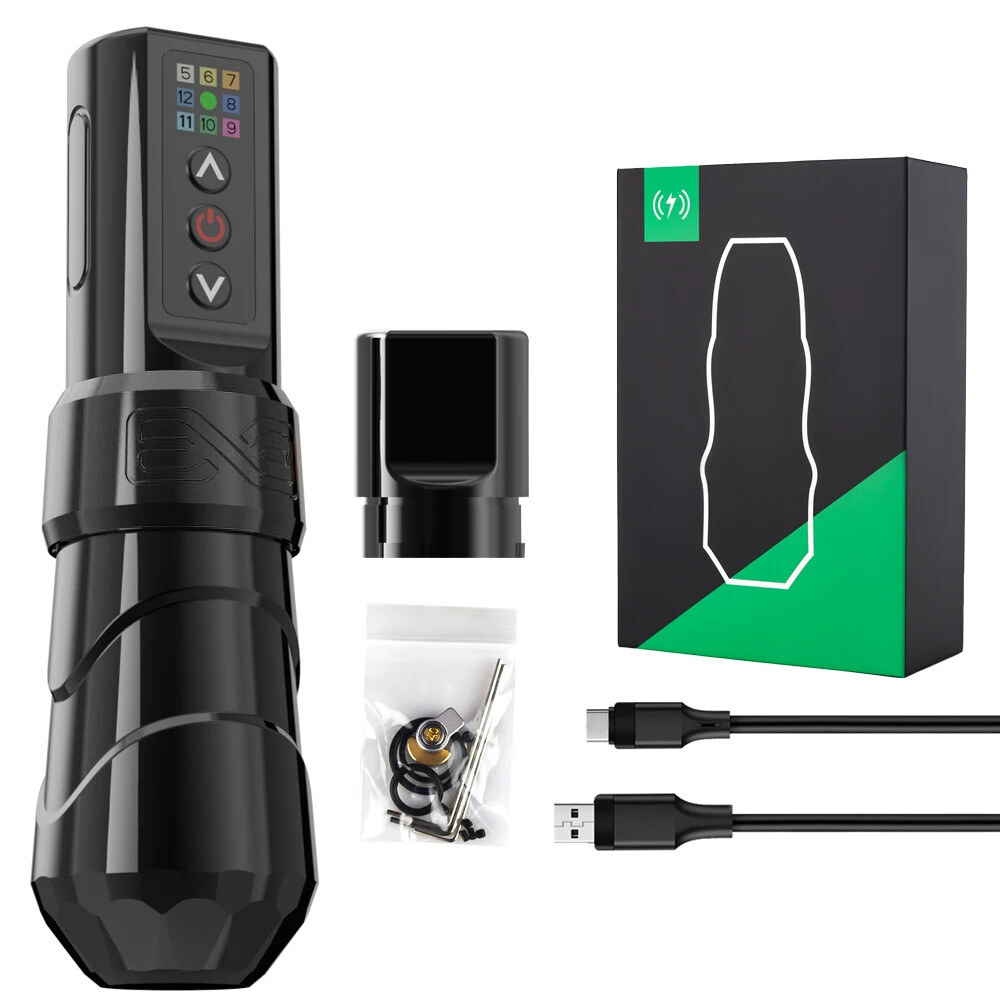 T-Rex Wireless Tattoo Pen Rotate Machine Powerful Coreless Motor 2000mAh Type-C