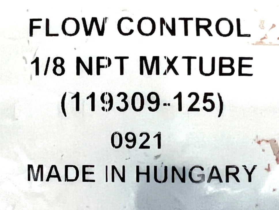 ARO 119309-125 FLOW CONTROL ELBOW 1/8" NPT