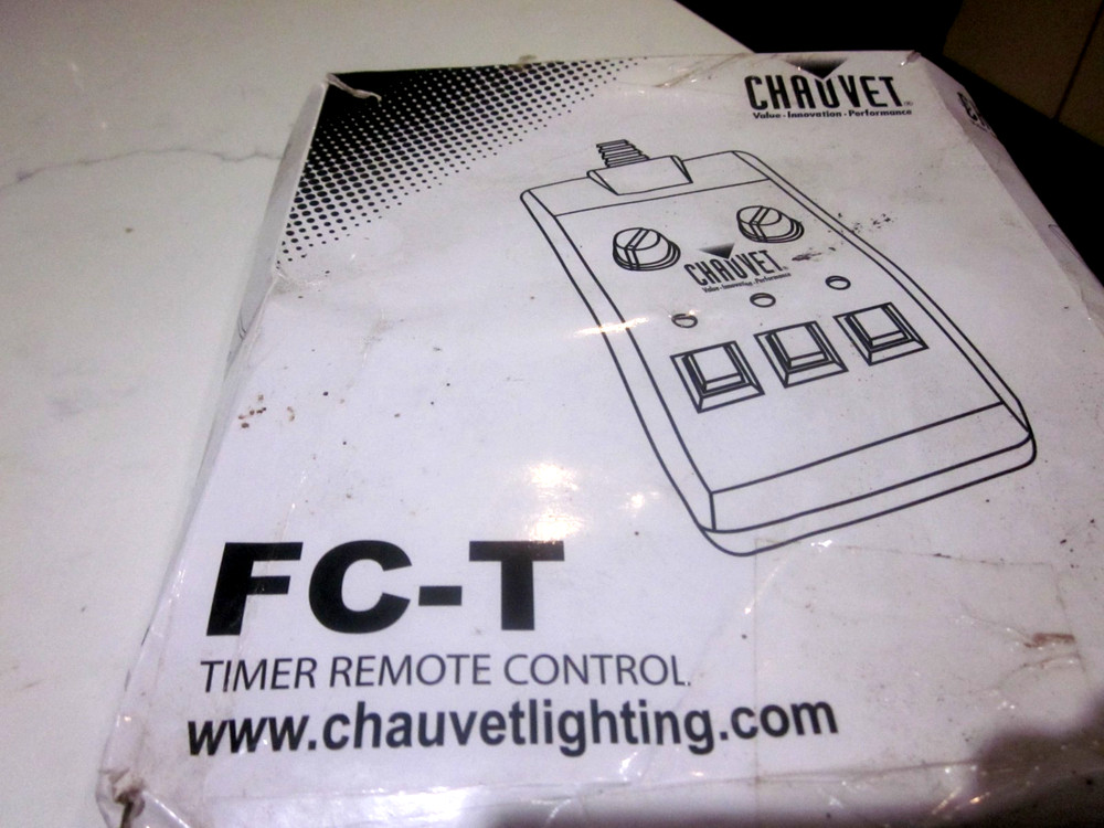 CHAUVET Timer Remote Control, Black (FC-T)