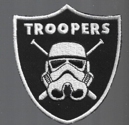NEW  3" Trooper shield (Star Wars) IRON ON PATCH FREE SHIPPING