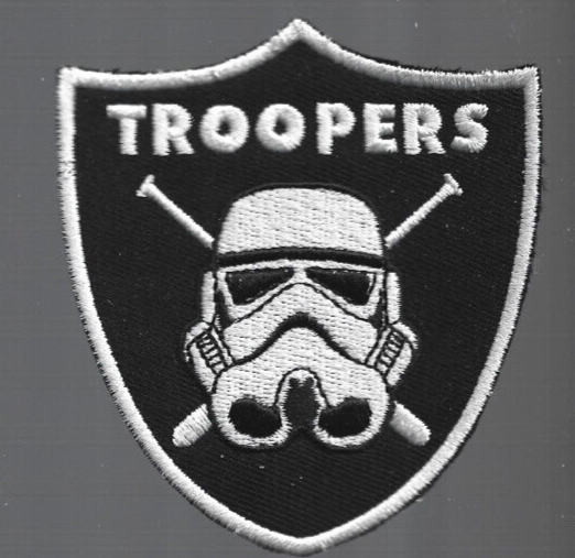 NEW 3" Trooper shield (Star Wars) IRON ON PATCH FREE SHIPPING