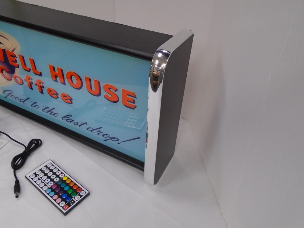 Maxwell House Coffee LED Display lighted sign lightbox Wall Hanging Light