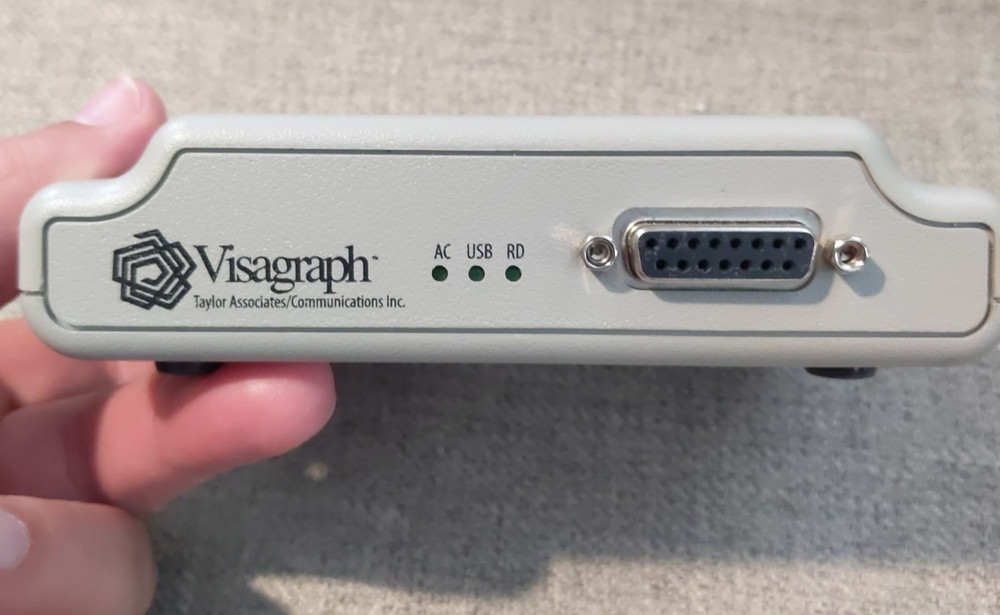 Visagraph Eye Movement Testing Device Googles w/ Case 2013 Test Booklet UNTESTED