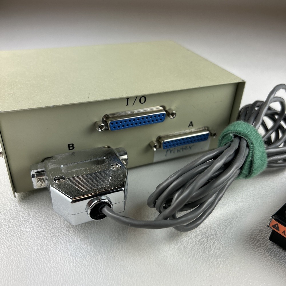 S.C.E. Data Transfer Switch, CNS Machine Switch / KVM, w/Foot Pedal