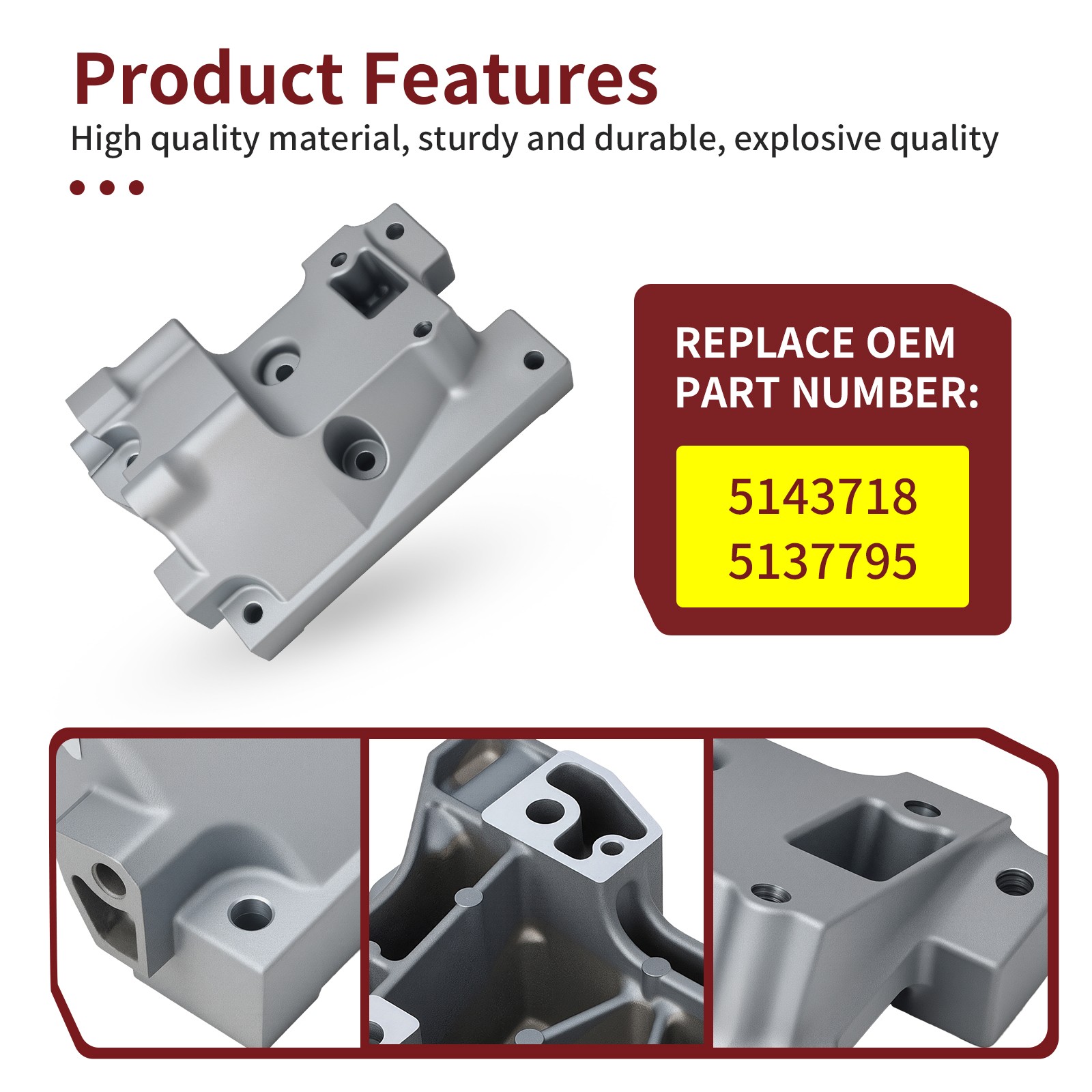 Transmission Joint Bracket Mount 5143718 For Polaris RZR 900 RZR S 900 2013-2025