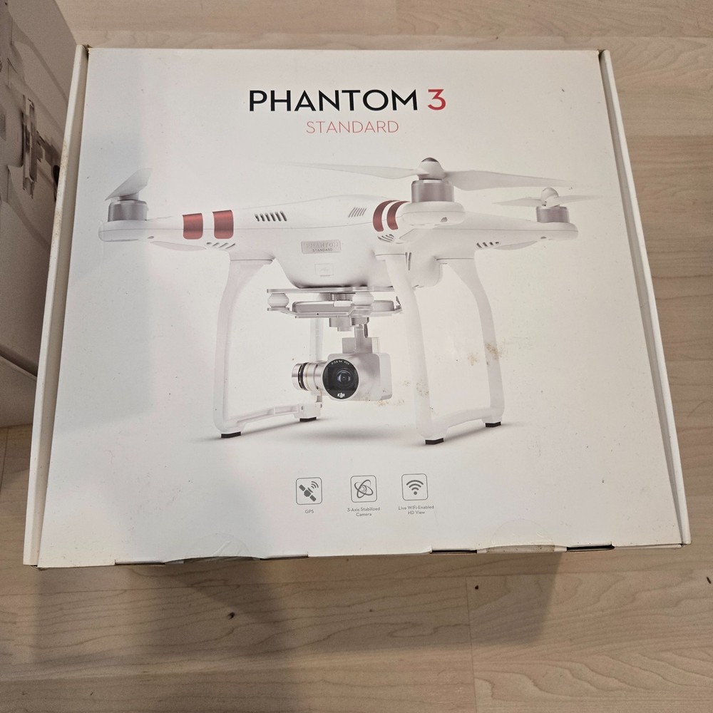 NEW Sealed DJI Phantom 3 Standard Quadcopter Drone w/ Camera & Remote Controller