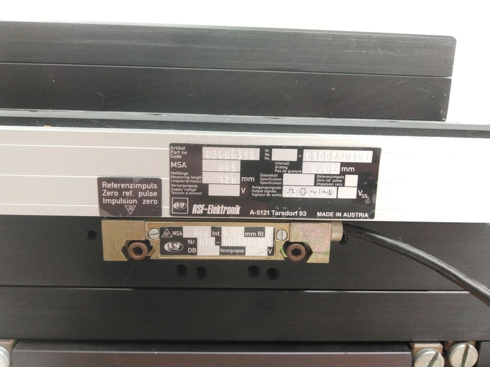 Optical Specialties inc. 4x4 Solid XY Stage