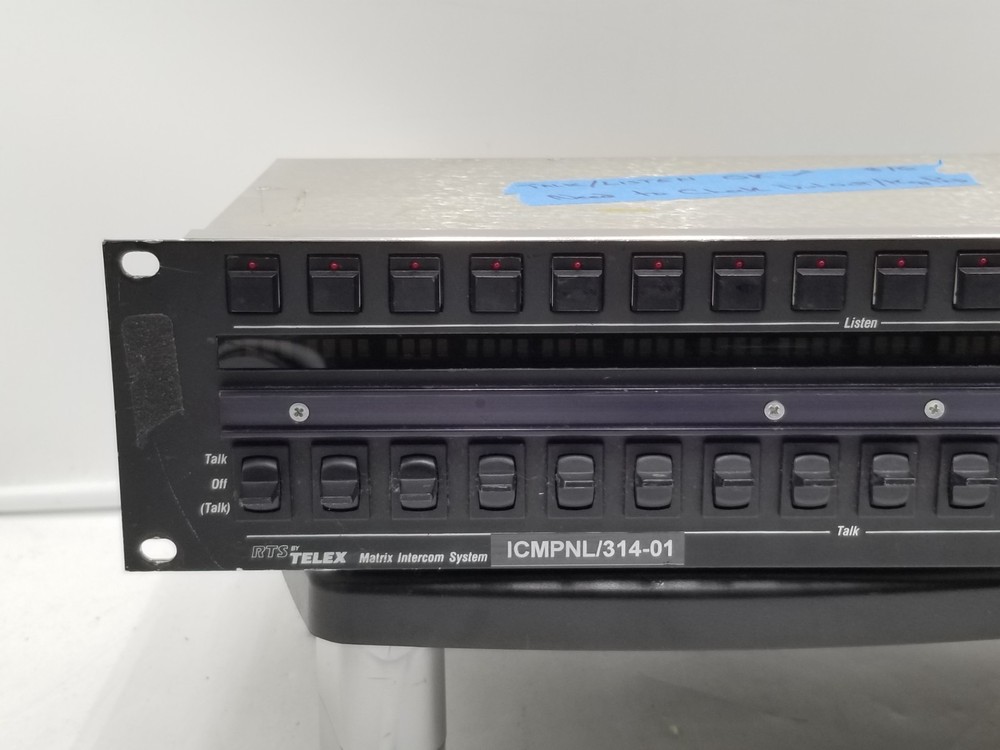 RTS by Telex Matrix Intercom System KP96-7 Intercom Control Panel