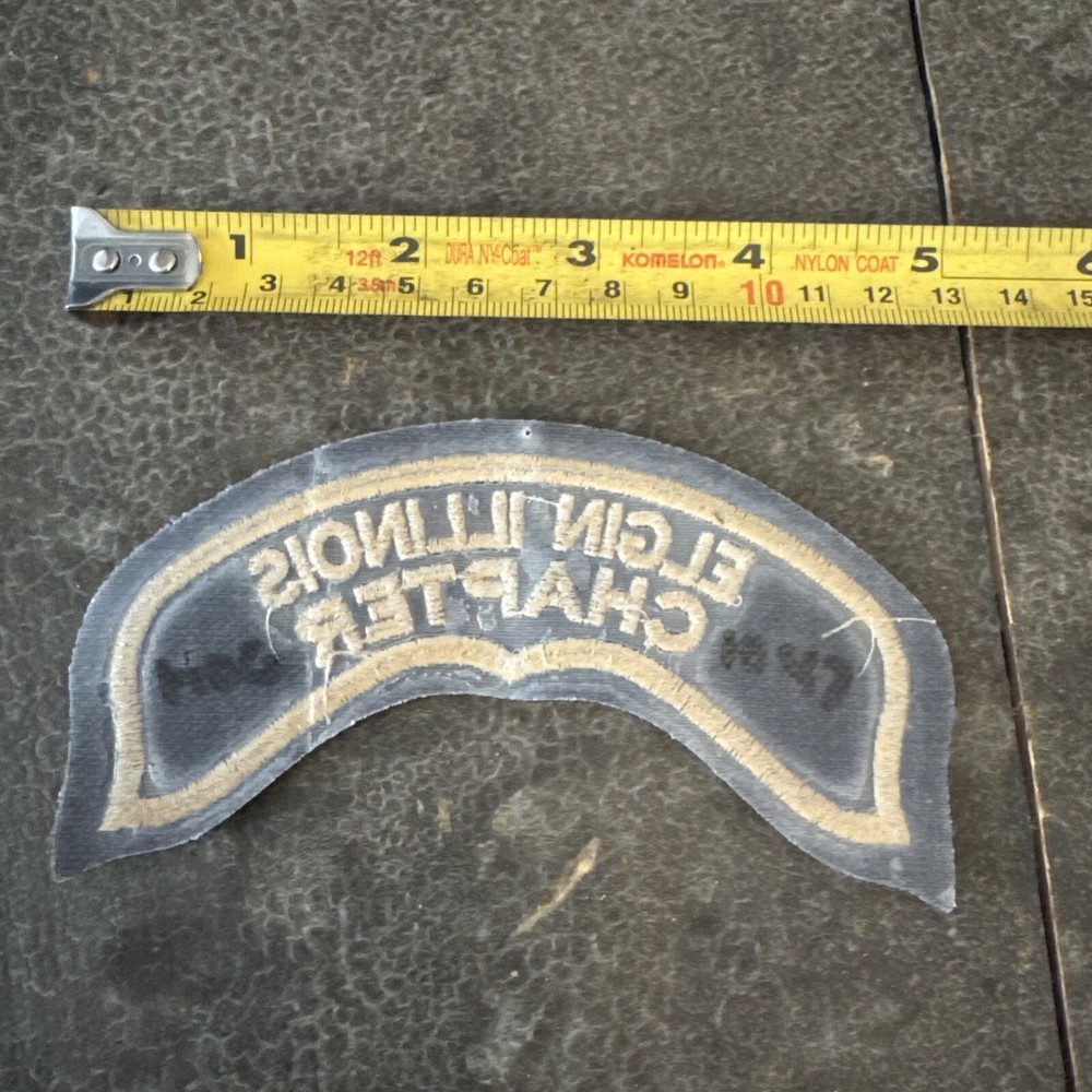 Harley Davidson HOG Elgin Illinois Chapter Vest 5”x 2" Patch