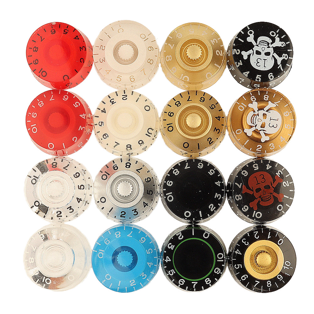 4x Electric Guitar Knobs Speed Volume Tone Control Knobs For LP SG Style Guitar
