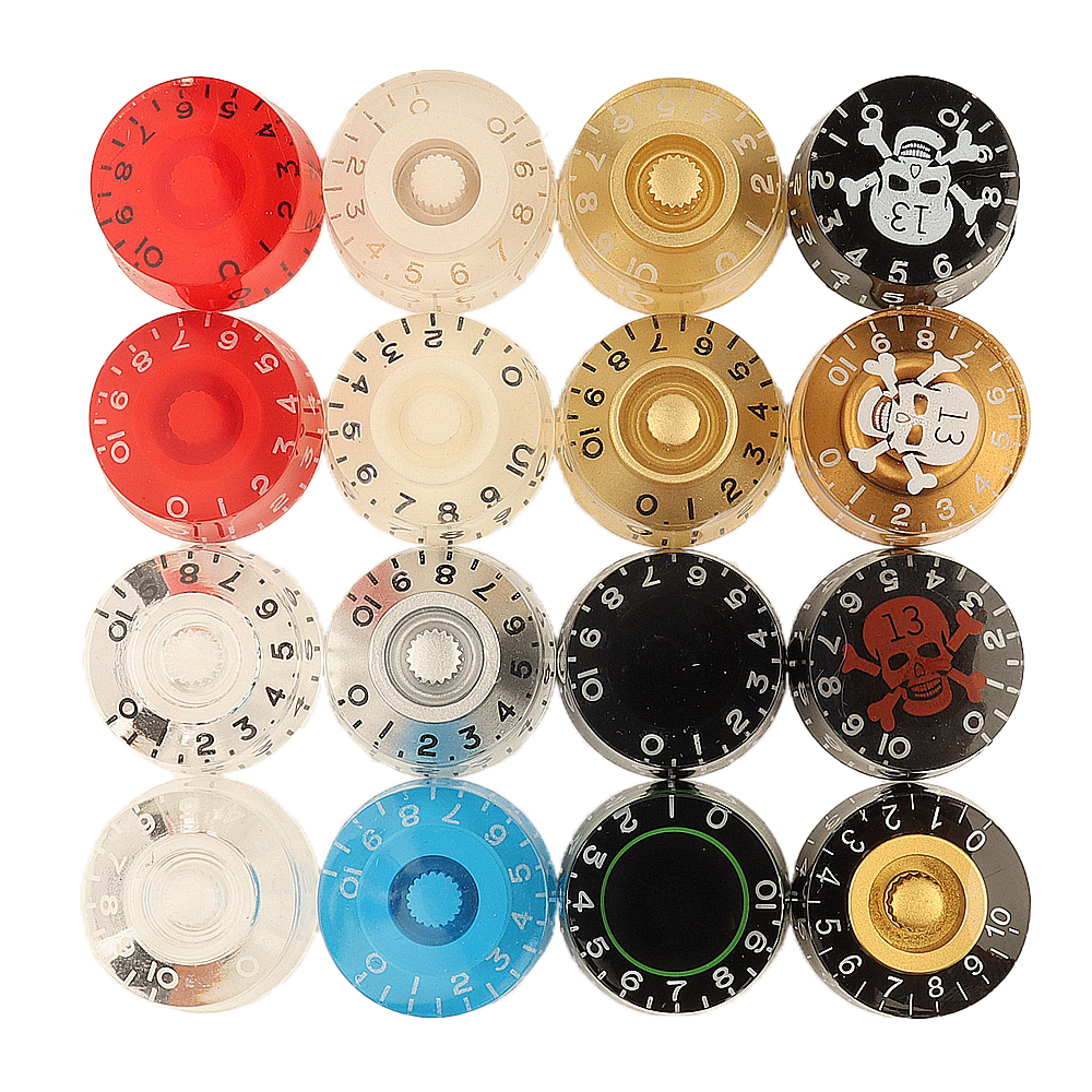 4x Electric Guitar Knobs Speed Volume Tone Control Knobs For LP SG Style Guitar