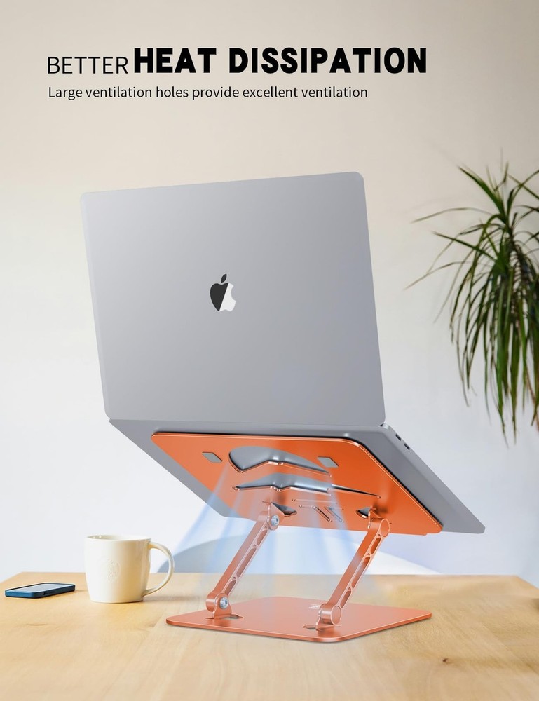 Laptop Stand, Ergonomic Adjustable Computer Stand for Collaborative Work, Fol...