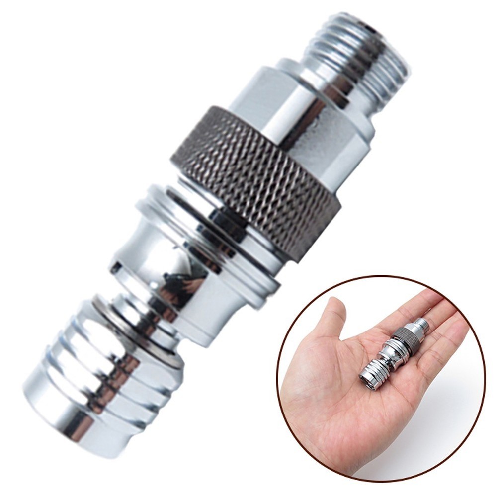 Chrome Plated Copper Diving Full Face Second Stage Adjuster Quick Connect