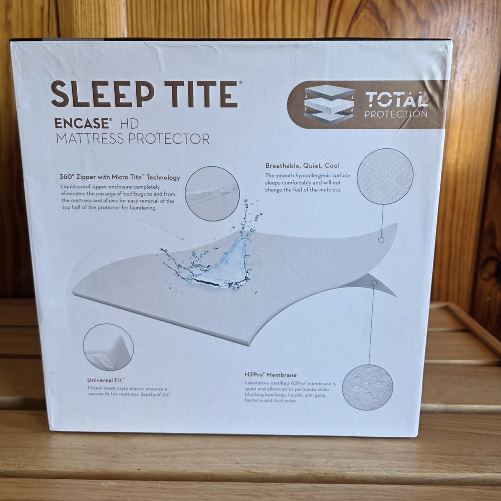Malouf Sleep Tite KING Smooth Mattress Protector