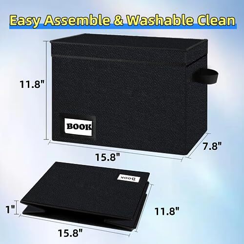 Collection Comic Book Storage Box, Comic Protector 1-Pack UPGRAT Black