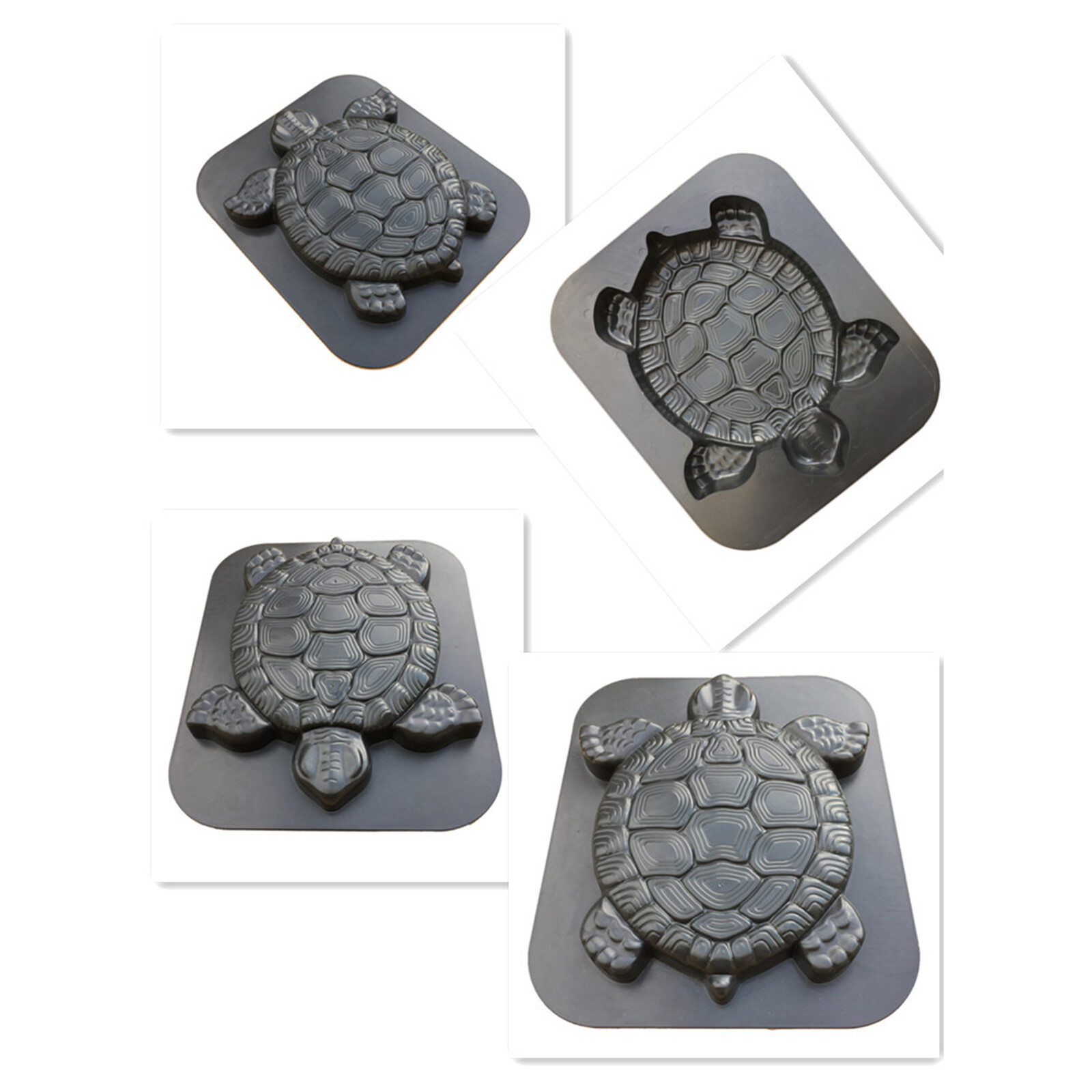 Turtle Stepping Stone Mold Concrete Cement Mould Garden Path Lawn Paver Mold NEW