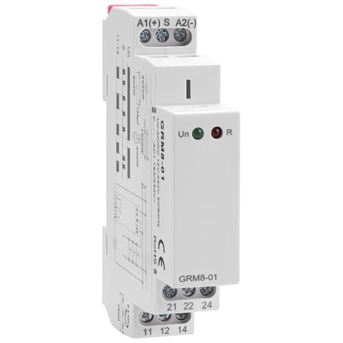 Electronic Impulse Latching Relay, GRM8-01 16A Memory GRM8-01AC/DC12V~240V