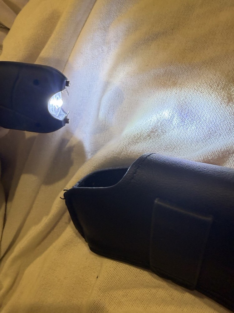 Stun Gun and Light Combo with Plug In Rechargeable