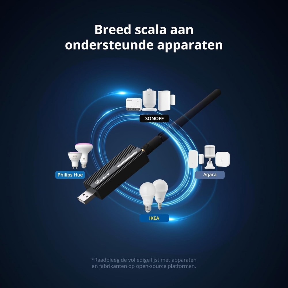 Compact Zigbee USB Dongle Plus with External Antenna for Seamless Connectivity
