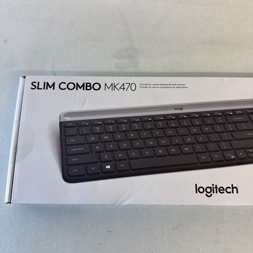 Logitech MK470 Slim Wireless Combo - Graphite New Sealed