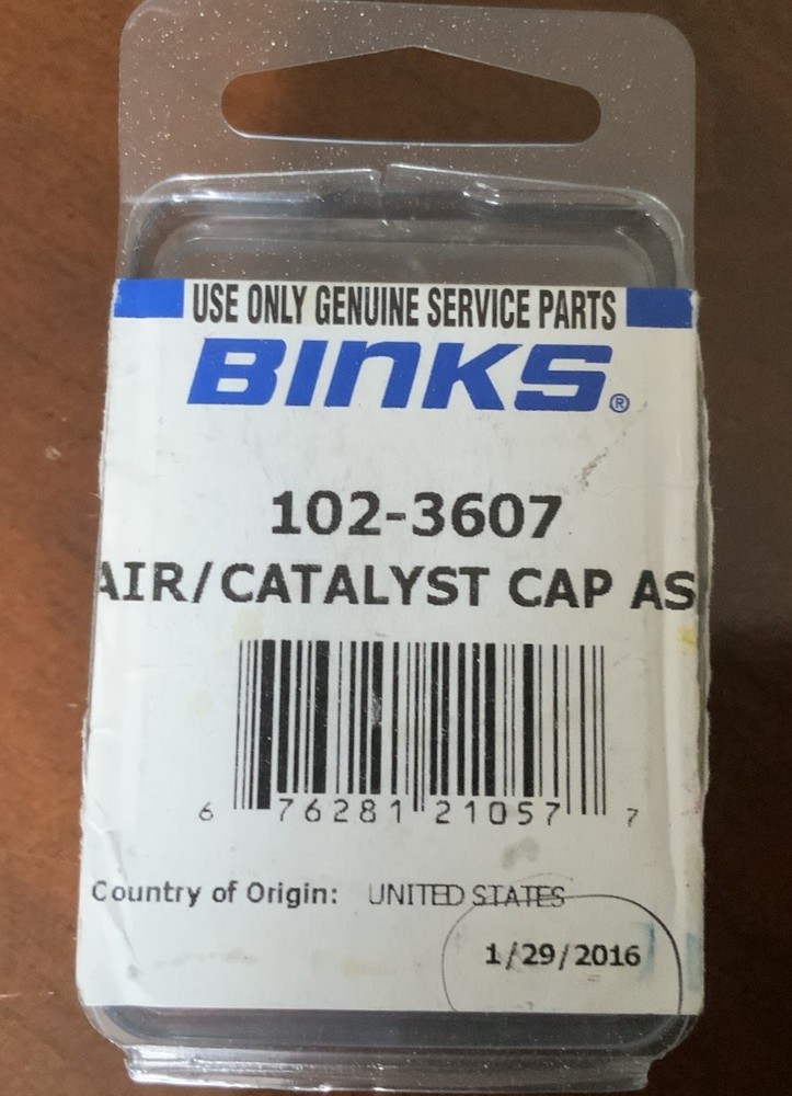 BINKS AIR/CATALYST CAP ASSY 102-3607