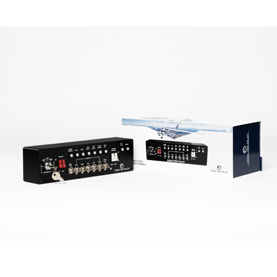 Cessna 172 Ignition Panel for Flight Simulators - Fast Shipping