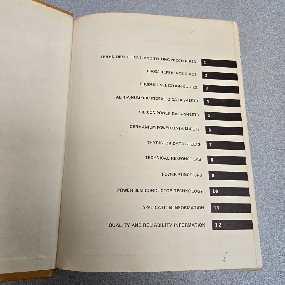 Texas Instruments Power Semiconductor Data Book Design Engineers 1973 First