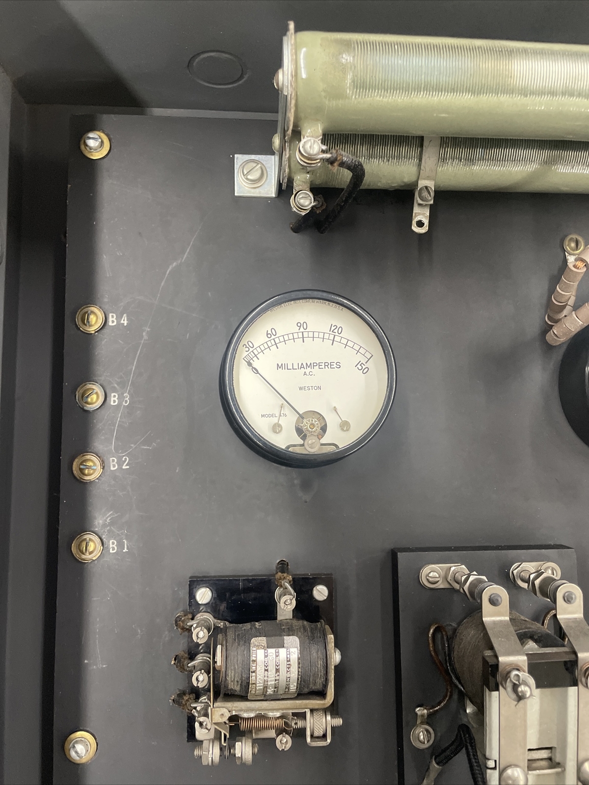 Vintage Retro Fire Alarm Signal Panel 4206 IBM Slate Back CLEAN! VERY RARE!