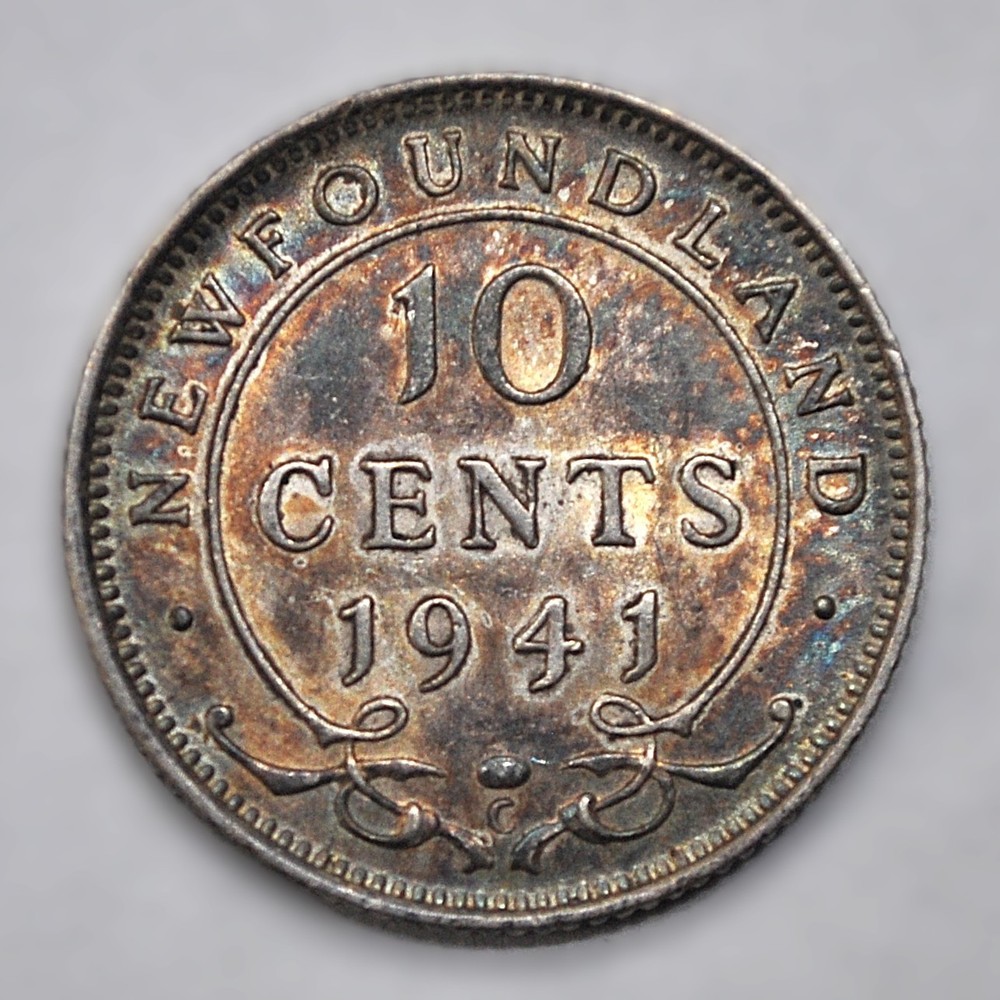 1941-c Newfoundland 10 cents