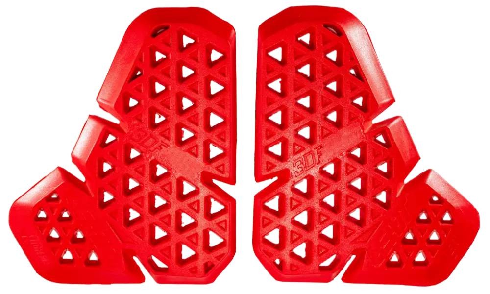 Leatt 3DF CE Level 2 Chest Protector Inserts Pair Red