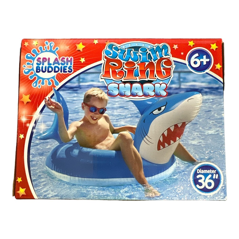 Splash Buddies Swim Ring Shark 36" Diameter