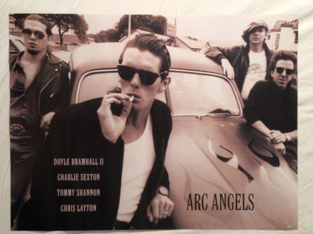 Arc Angels 1992 Promo Poster Double Trouble Charlie Sexton New Condition