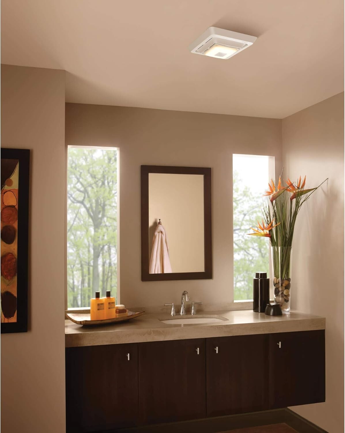 OEM NuTone FG800SPK Bluetooth Speaker Bathroom Exhaust Grille Cover w/ LED Light