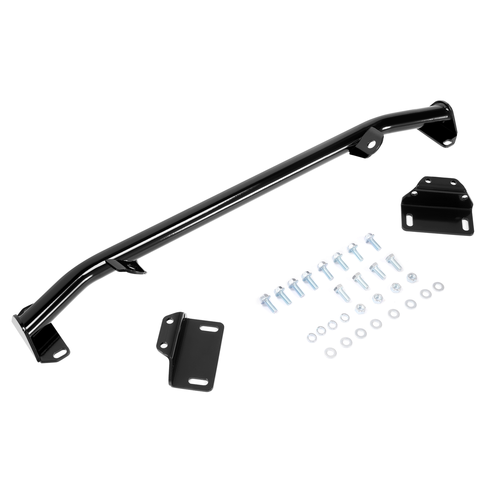 Black Rear Steel Tubular Shock Crossmember Mount For Chevy 150 210 Bel Air 55-57