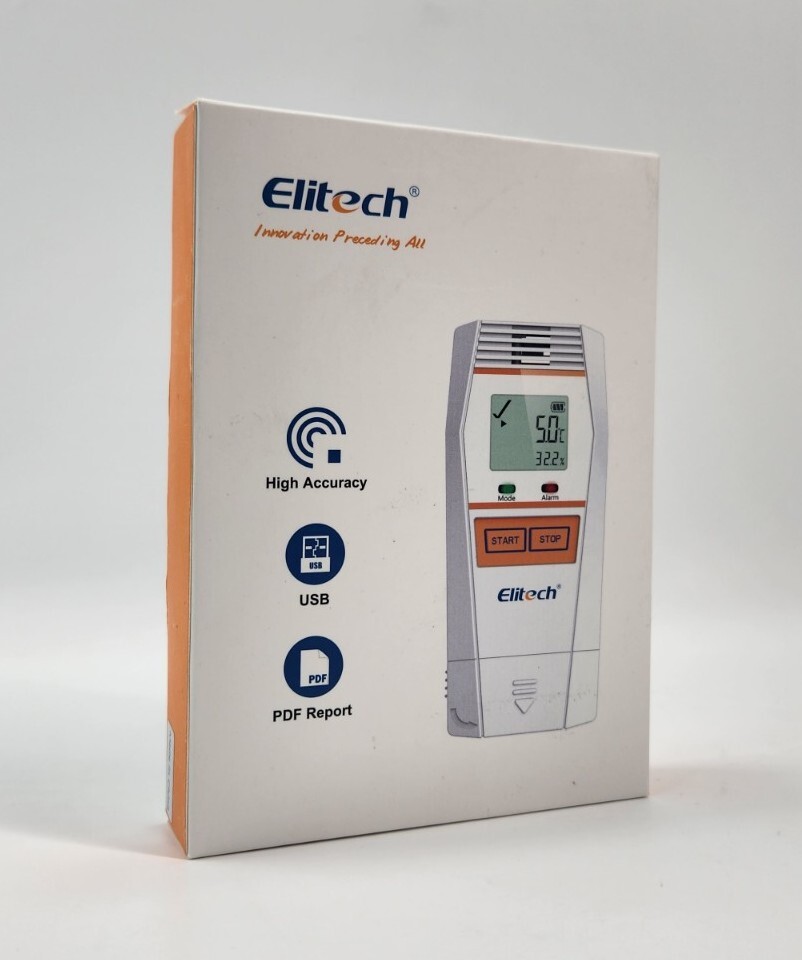 Elitech Tlog B100EH Temperature Humidity Data Logger Wireless Reusable External