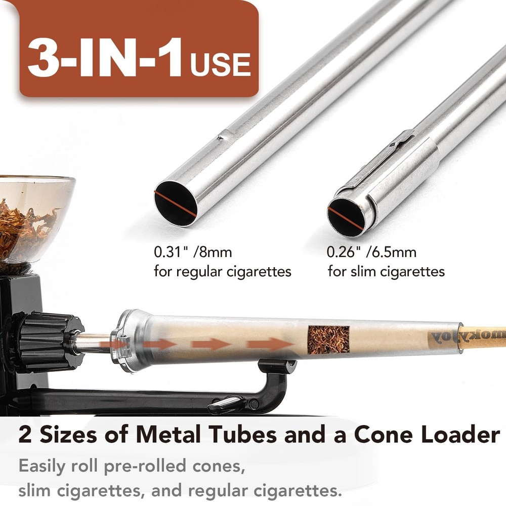 Cigarette Rolling Machine, Electric Pre Roll Machine, Automatic Preroll Cone ...