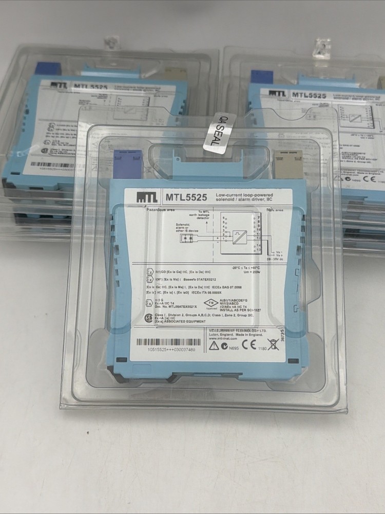 MTL MTL5525 LOW-CURRENT LOOP-POWERED SOLENOID ALARM DRIVER