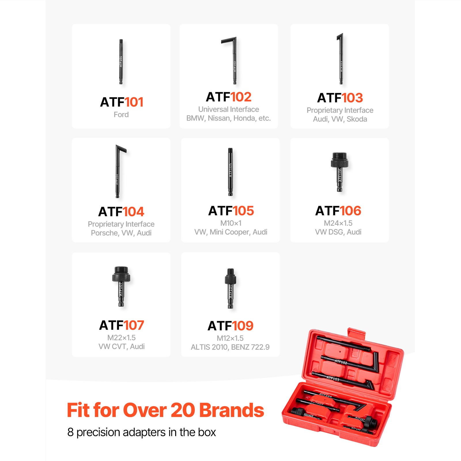 Uimoso Manual Transmission Fluid Pump 1.98 Gal ATF Refill Kit for Fluid Transfer