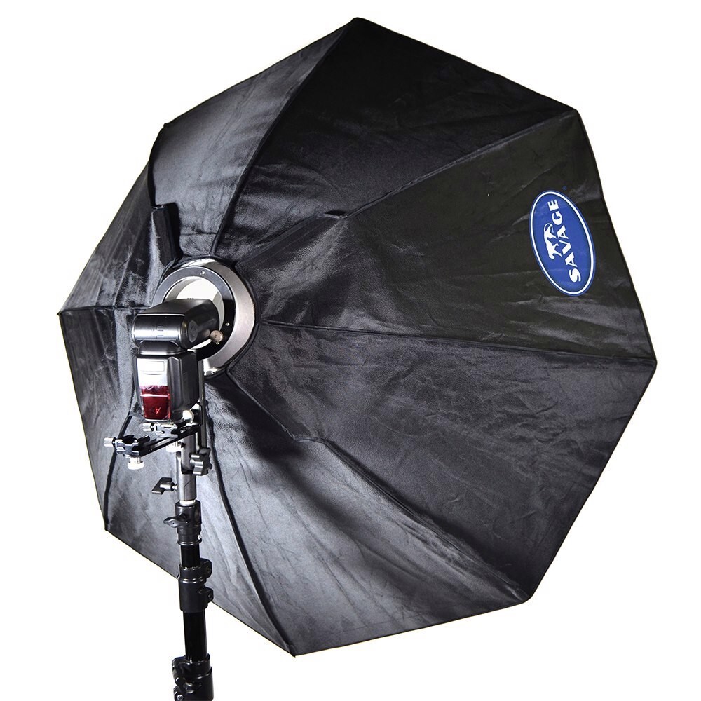 Savage ModMaster Collapsible Speedlight Beauty Dish Softbox Diffuser w/ Adapter