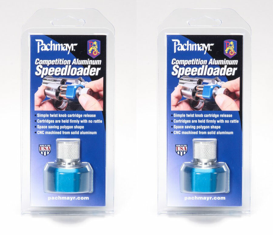(2 PACK) Pachmayr Competition Speedloaders; .357/.38 or .44, optional case