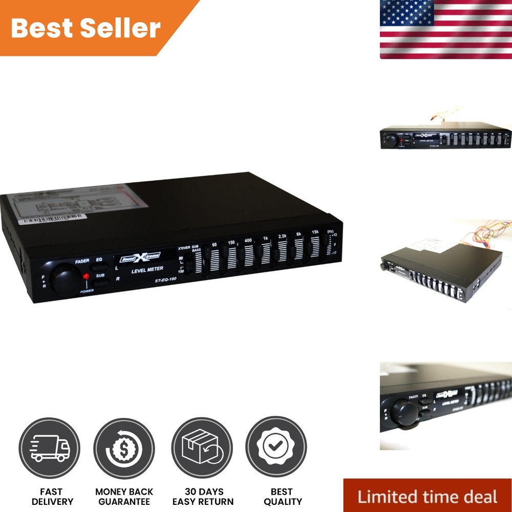 7-Band Passive Stereo Graphic Equalizer with Fader Control and Wireless Features