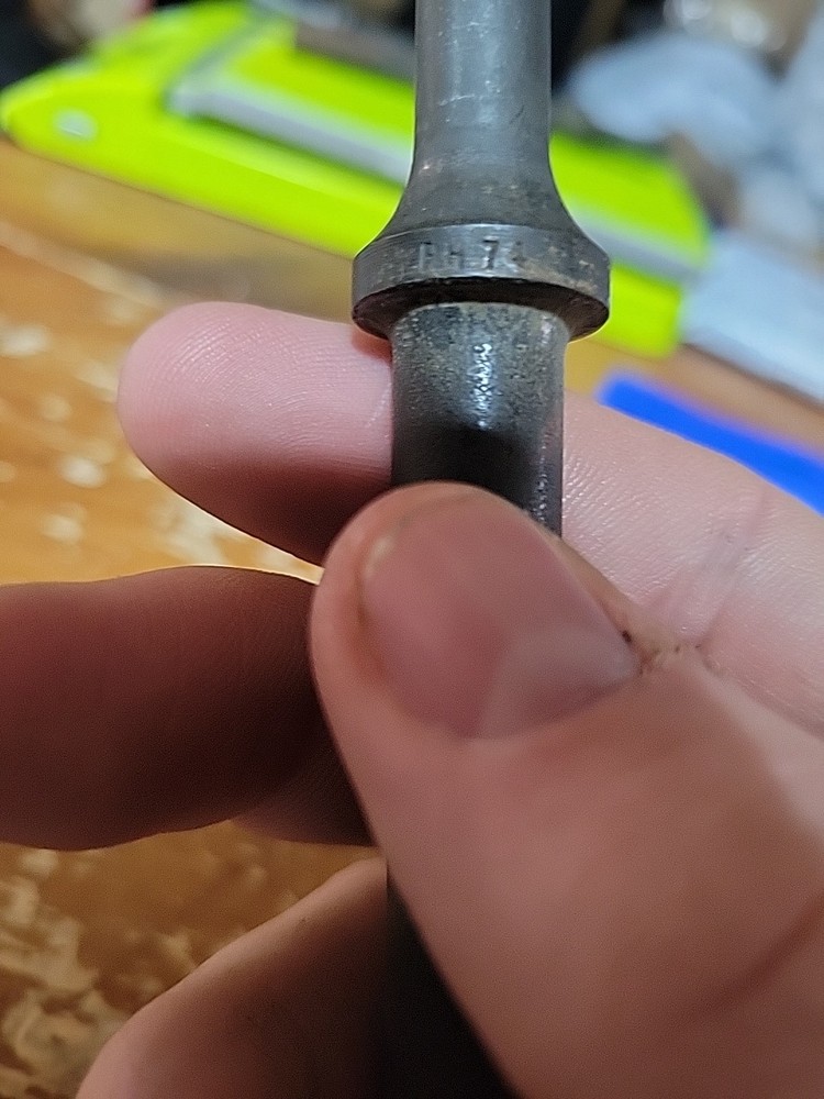 Snap On Air Hammer Chisel Round Bit # PH74