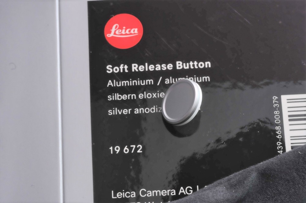 Leica Soft Release Button Silver 19672