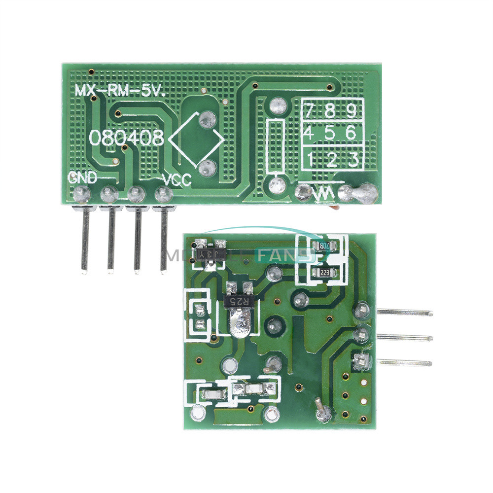 10PCS 433Mhz RF Transmitter Receiver Link Kit for Arduin/ARM/MC​U Remote Control