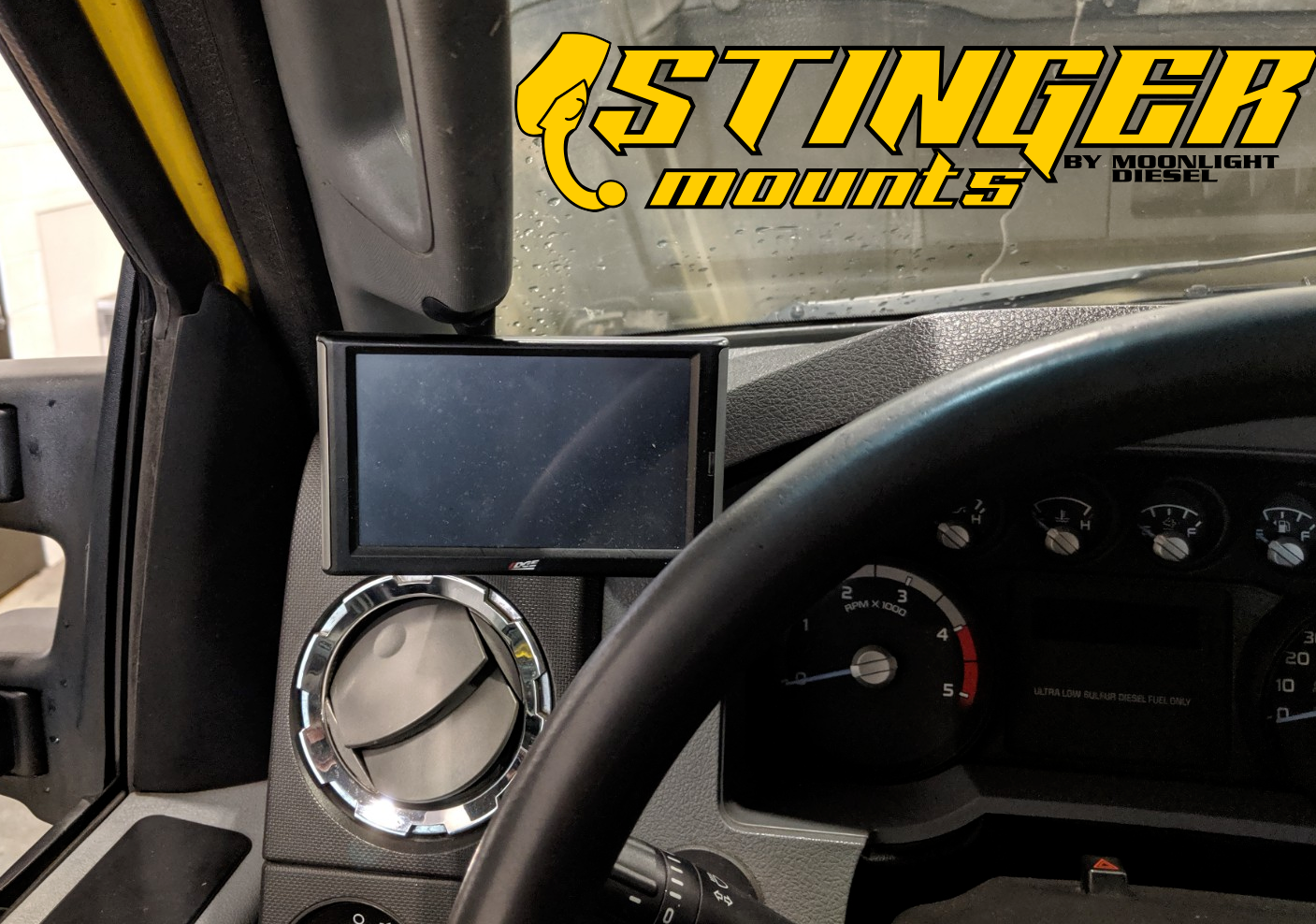 Stinger A Pillar Mount for a 11-16 Ford SuperDuty F250-F450 fits Edge Insight